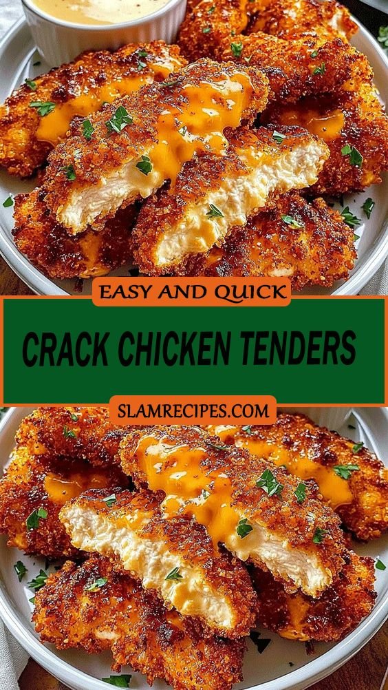 Crack Chicken Tenders - Easy Dinner Recipe 3 Crack Chicken Tenders - Easy Dinner Recipe