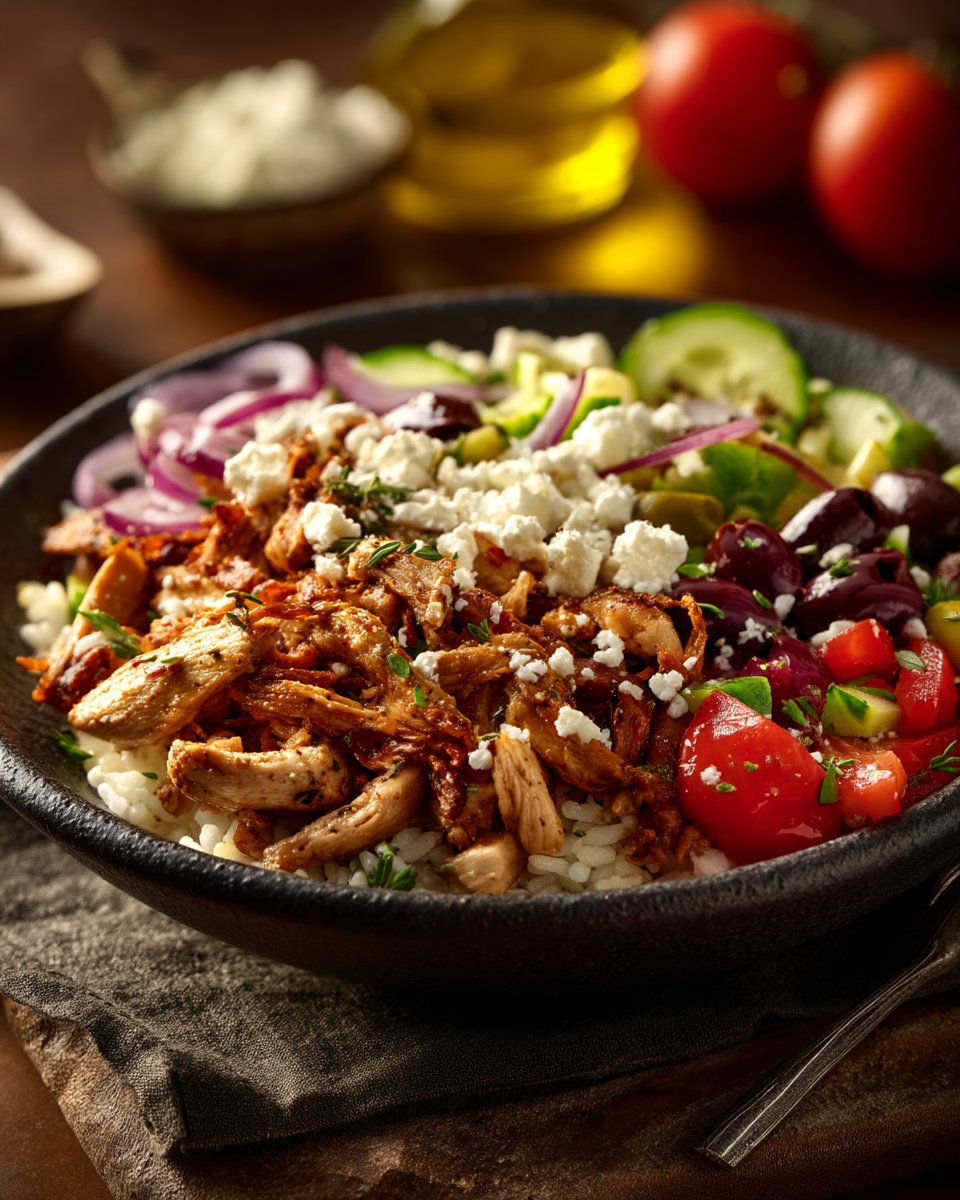 Greek Chicken Bowls