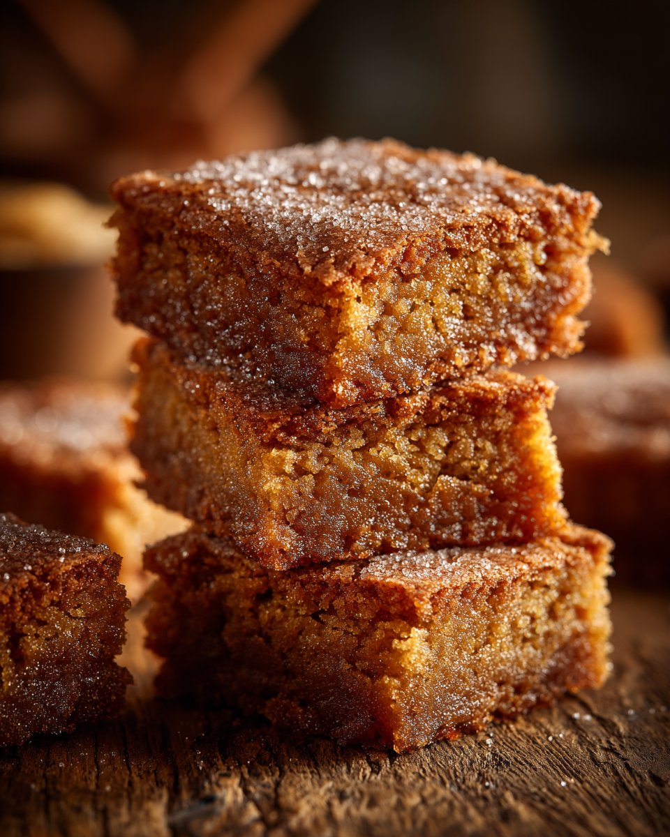 Cinnamon Sugar Blondies