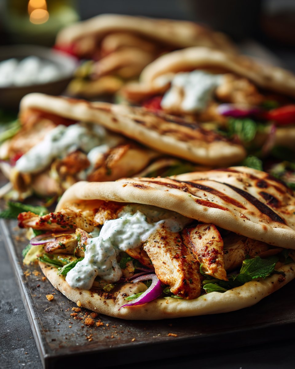 Sheet Pan Chicken Pitas with Herby Ranch 2 Sheet Pan Chicken Pitas with Herby Ranch