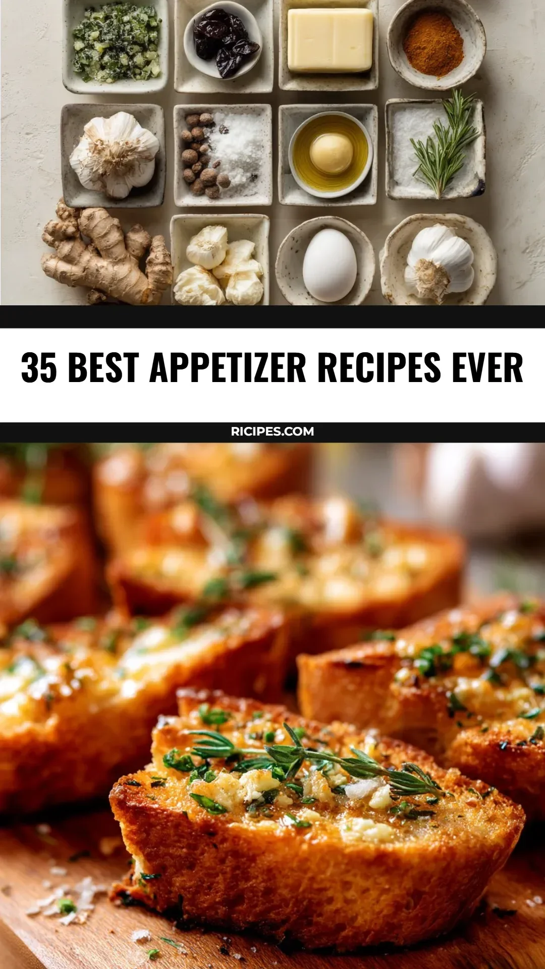 A colorful spread of delicious appetizer recipes for every occasion.