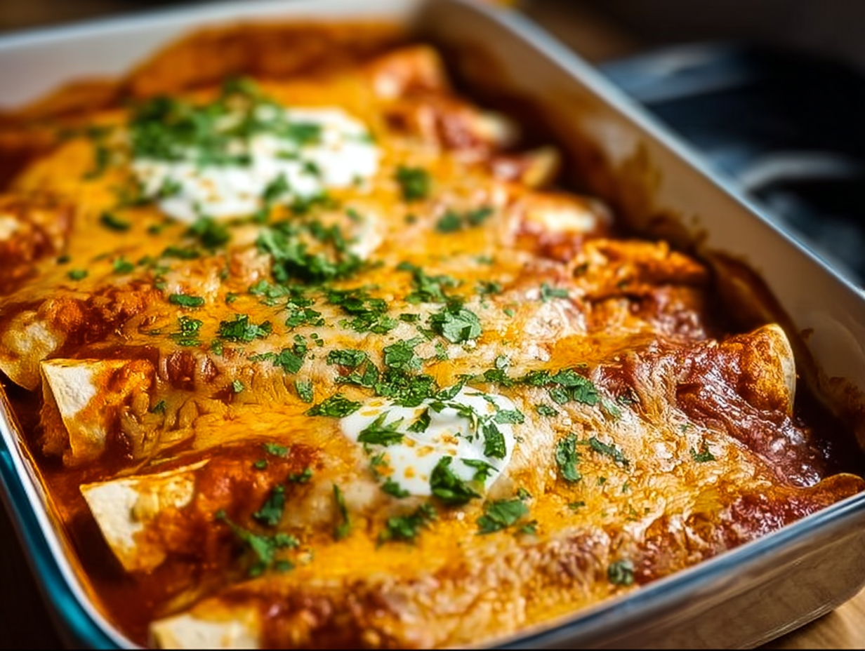 Easy Chicken Enchiladas