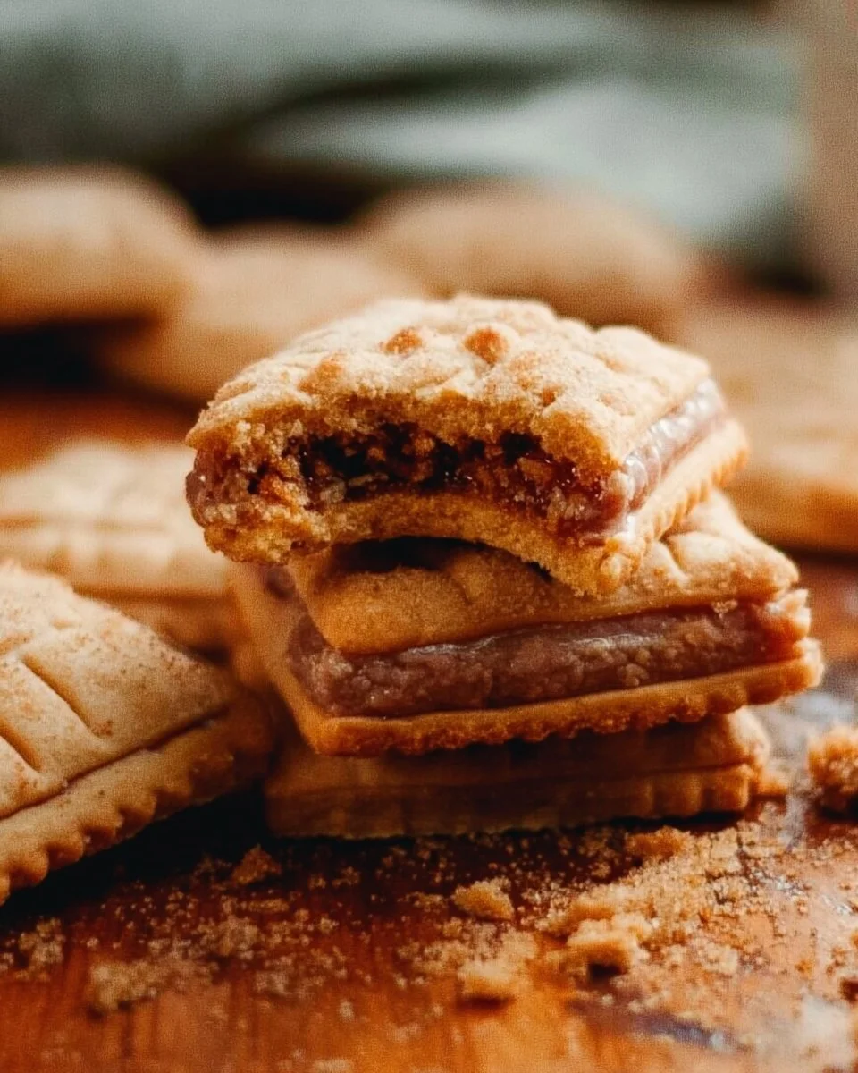 Homemade Brown Sugar Pop Tart Cookies on a plate with icing and sprinkles