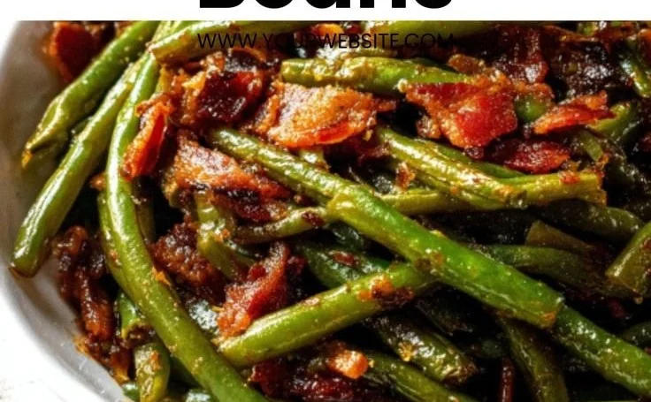 Crack Green Beans 1 A bowl of freshly cracked green beans ready for a delicious recipe.