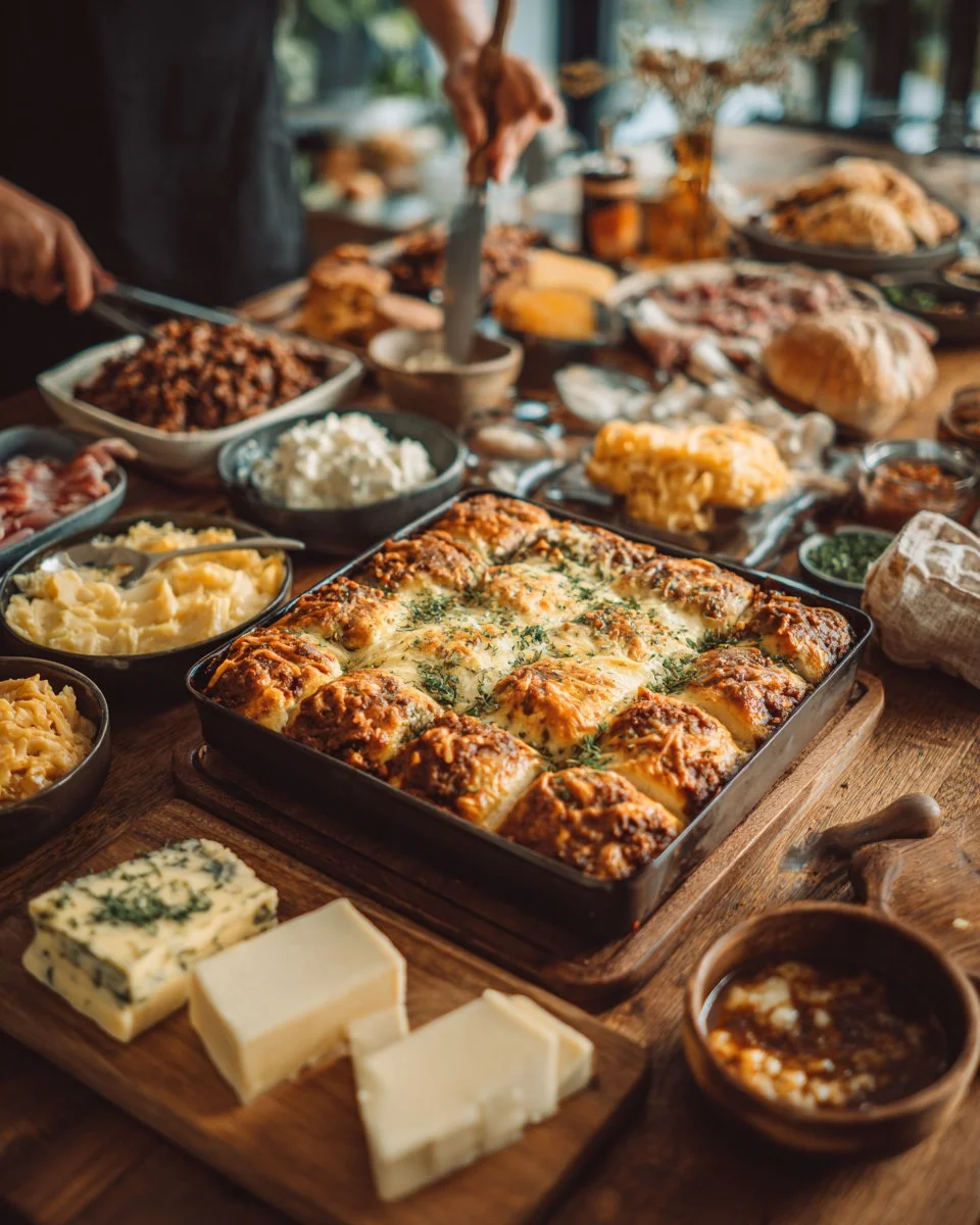 Delicious cranberry turkey sliders served on a wooden platter.