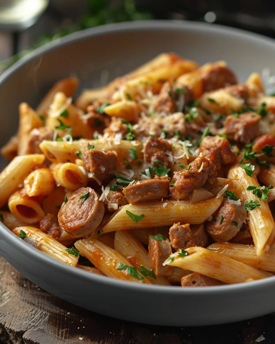 Cajun Sausage Pasta 3 Cajun Sausage Pasta