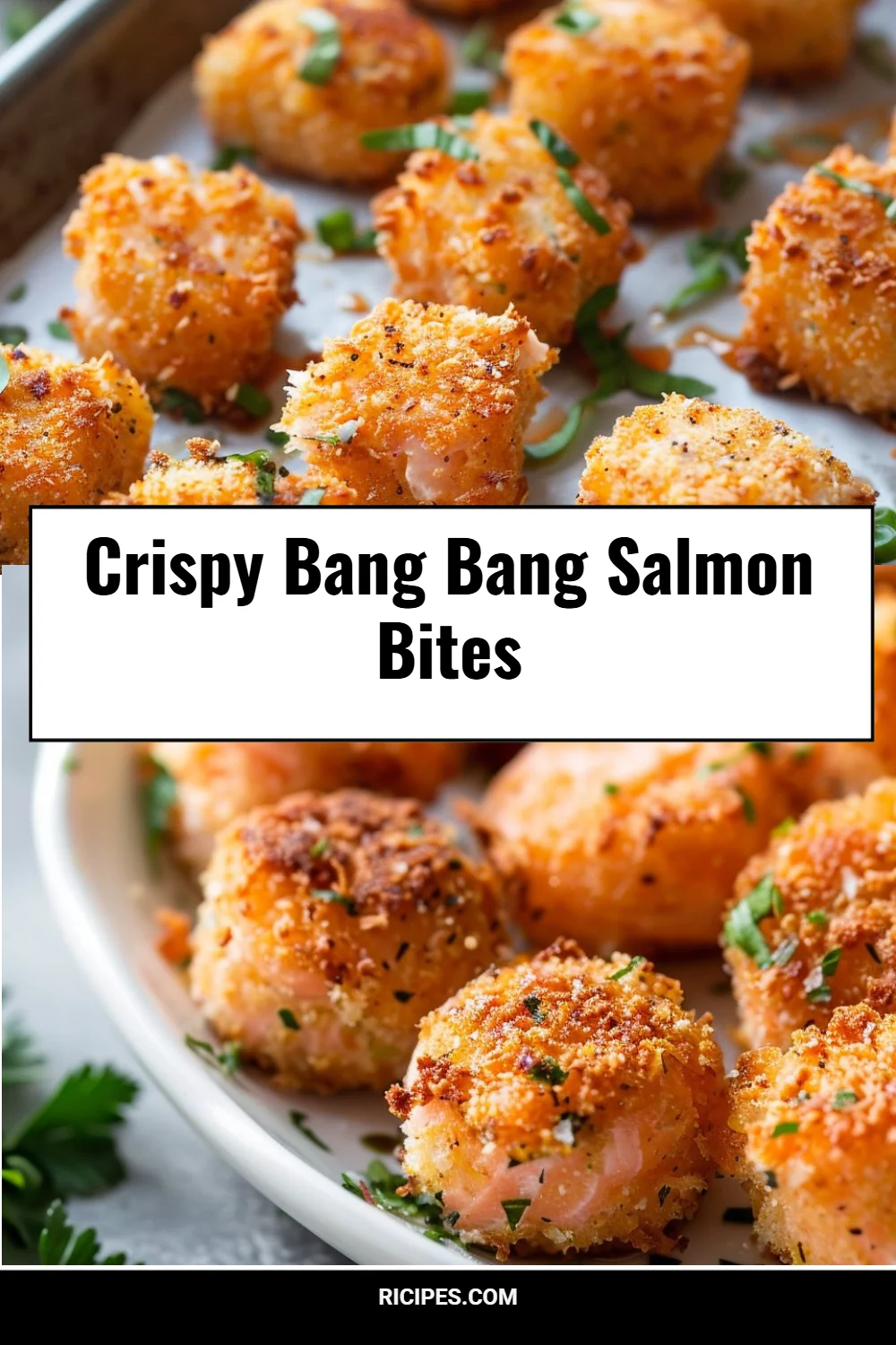 Crispy Bang Bang Salmon Bites