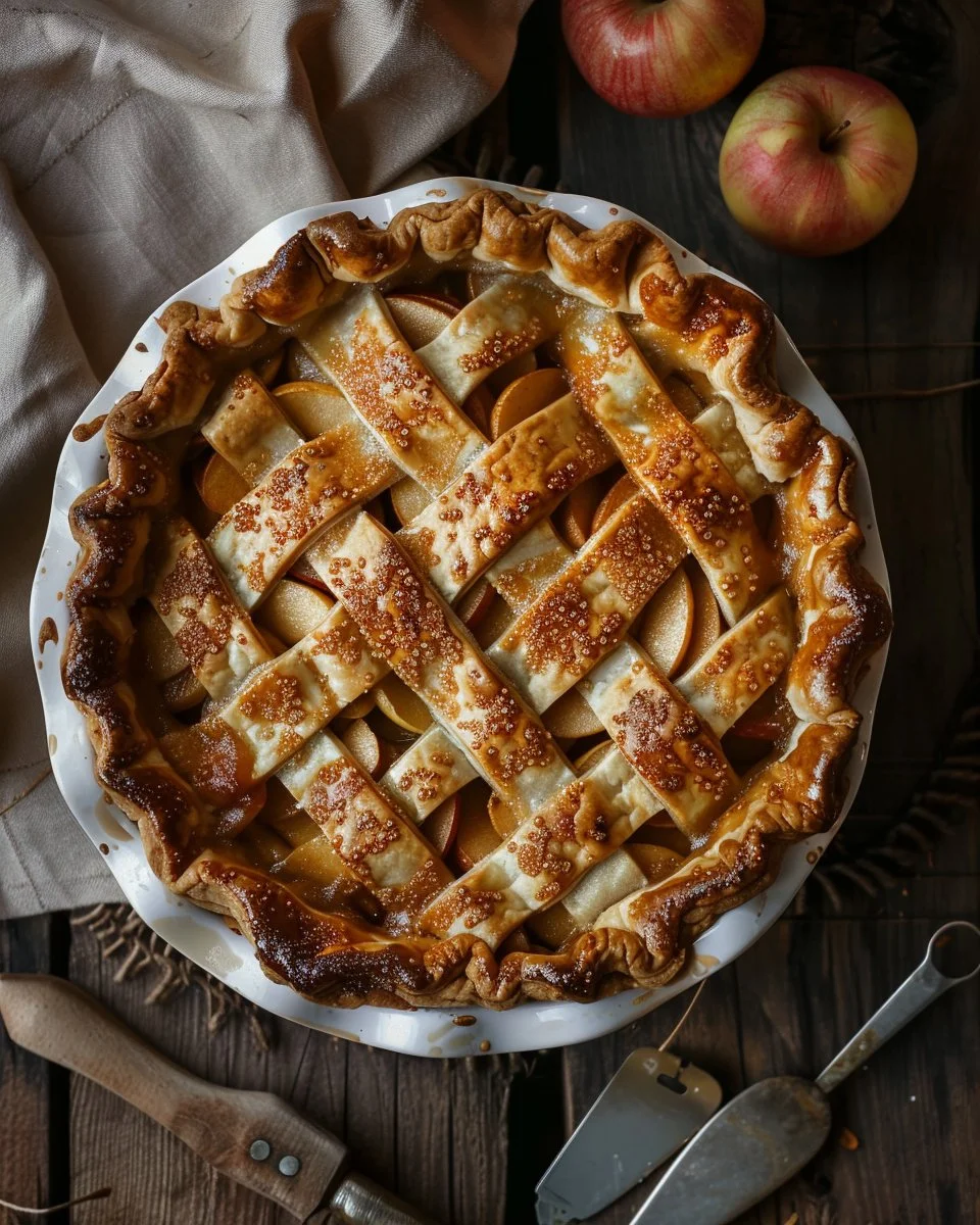 Glazed Apple Slab Pie 3 Glazed Apple Slab Pie