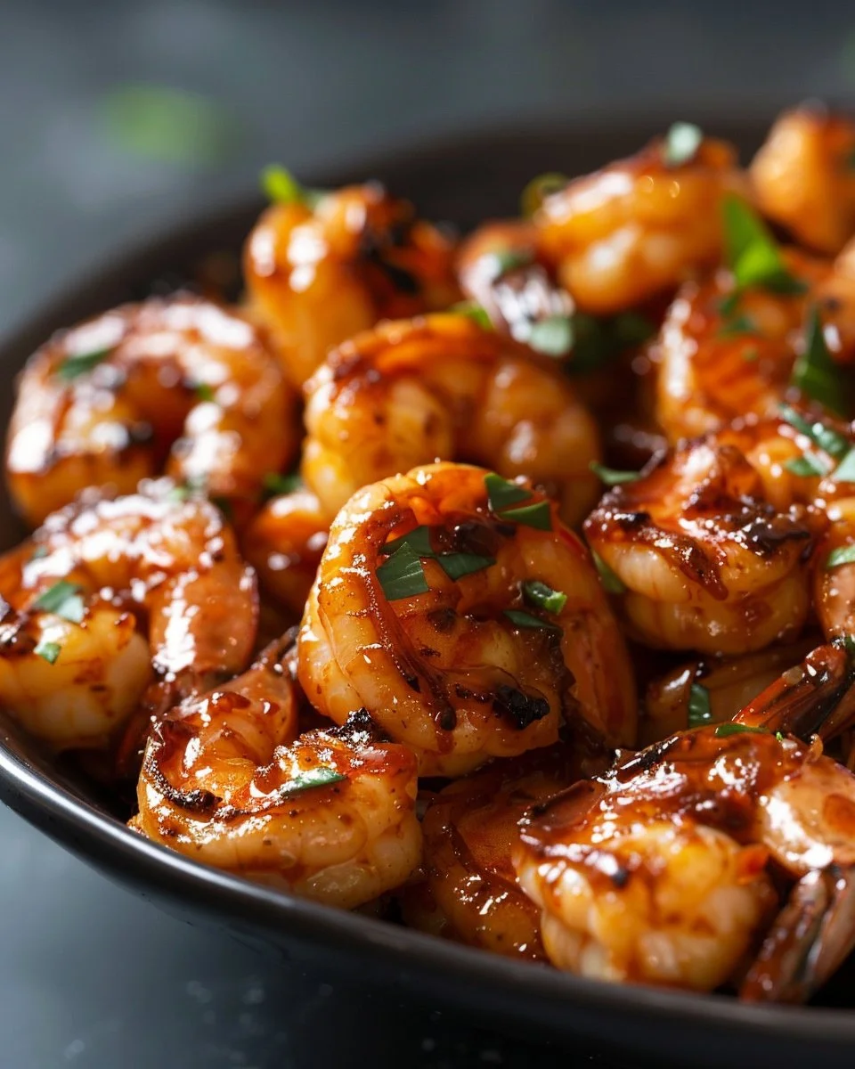 High-Protein Honey Garlic Shrimp