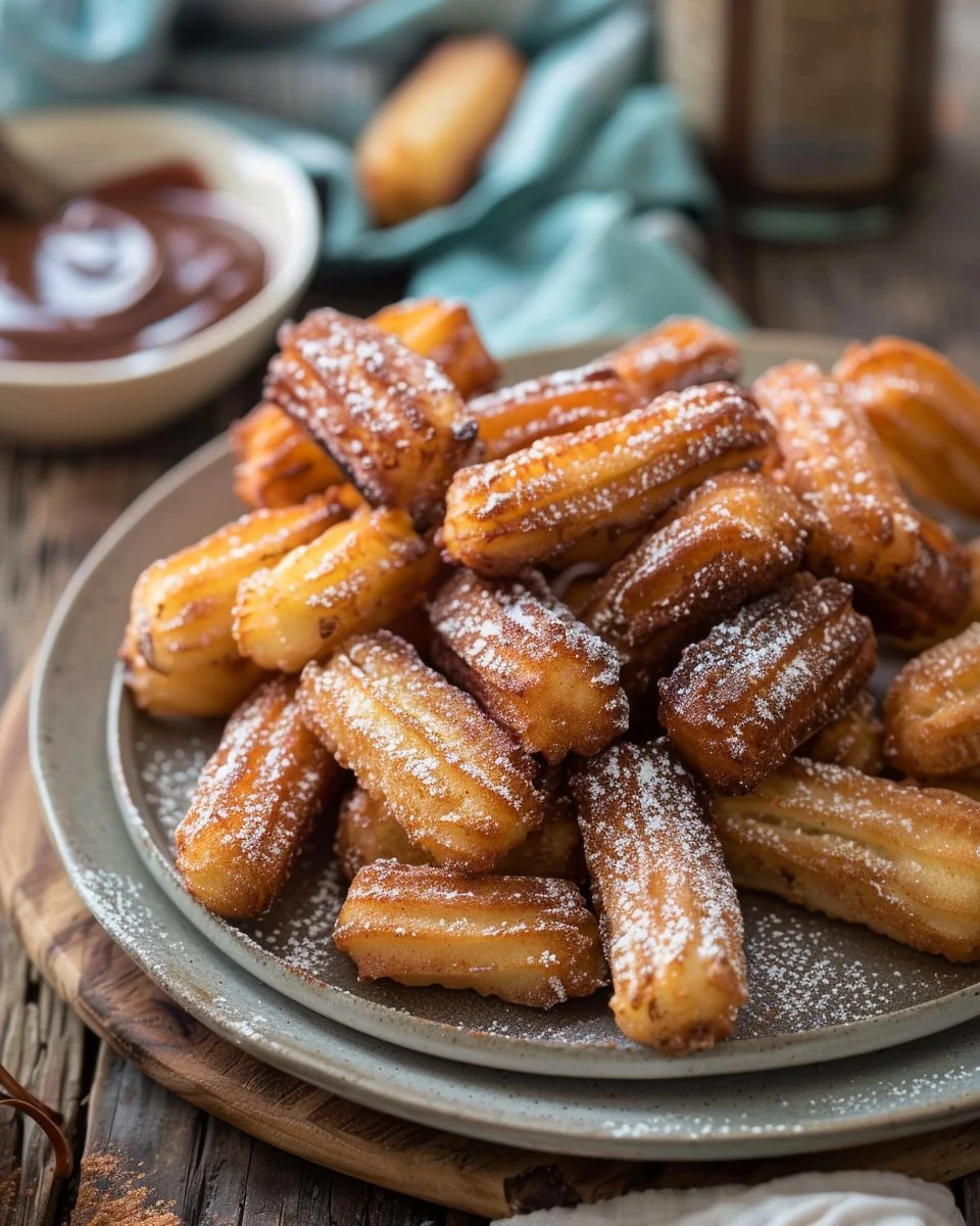 Homemade Churro Bites with Nutella 2 Homemade Churro Bites with Nutella