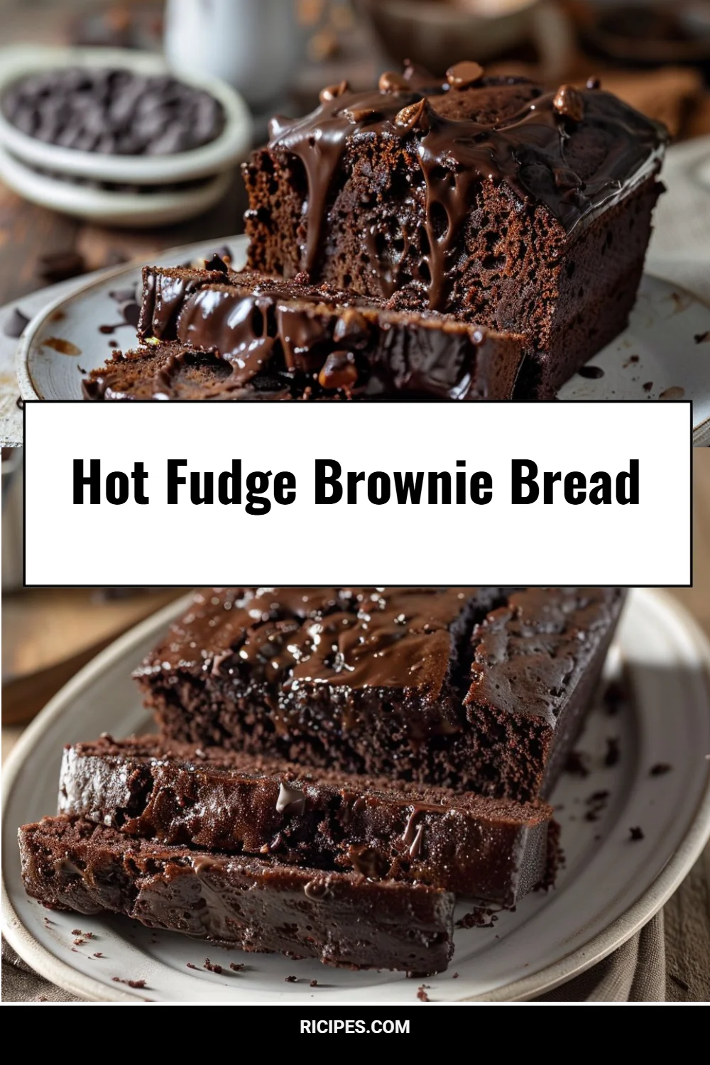 Hot Fudge Brownie Bread 4 Hot Fudge Brownie Bread