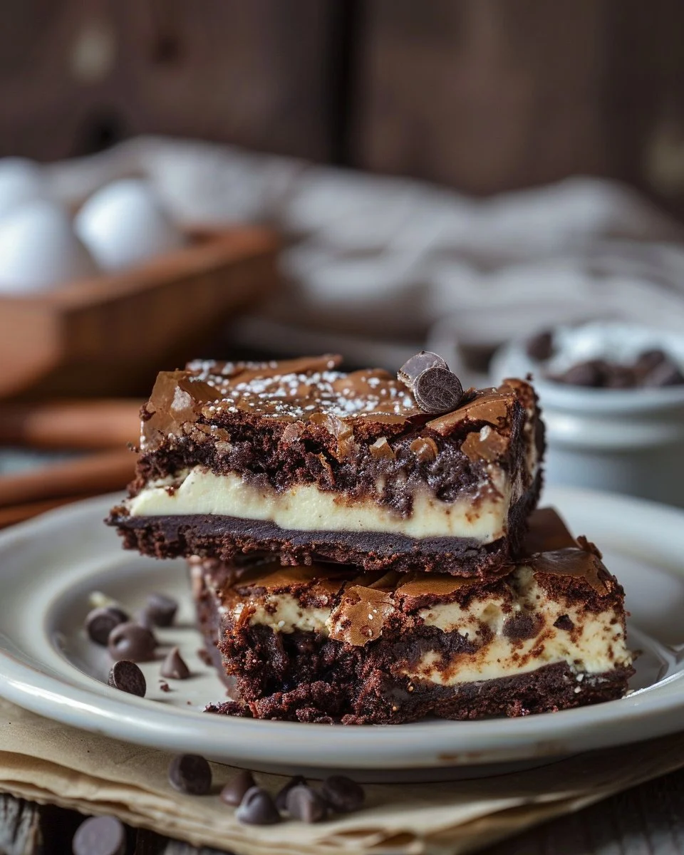 Indulgent Cheesecake Brownies