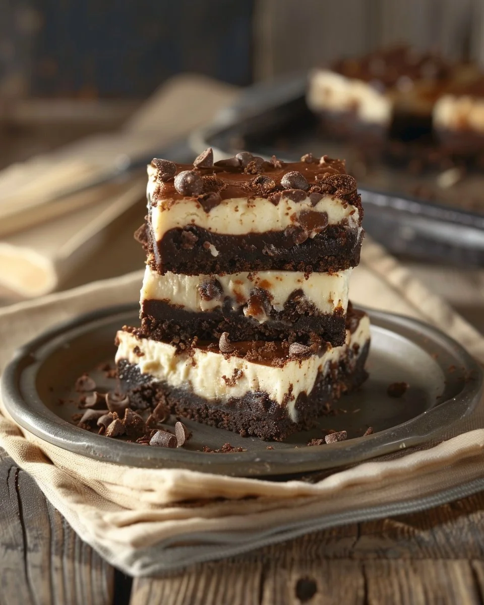 Indulgent Cheesecake Brownies