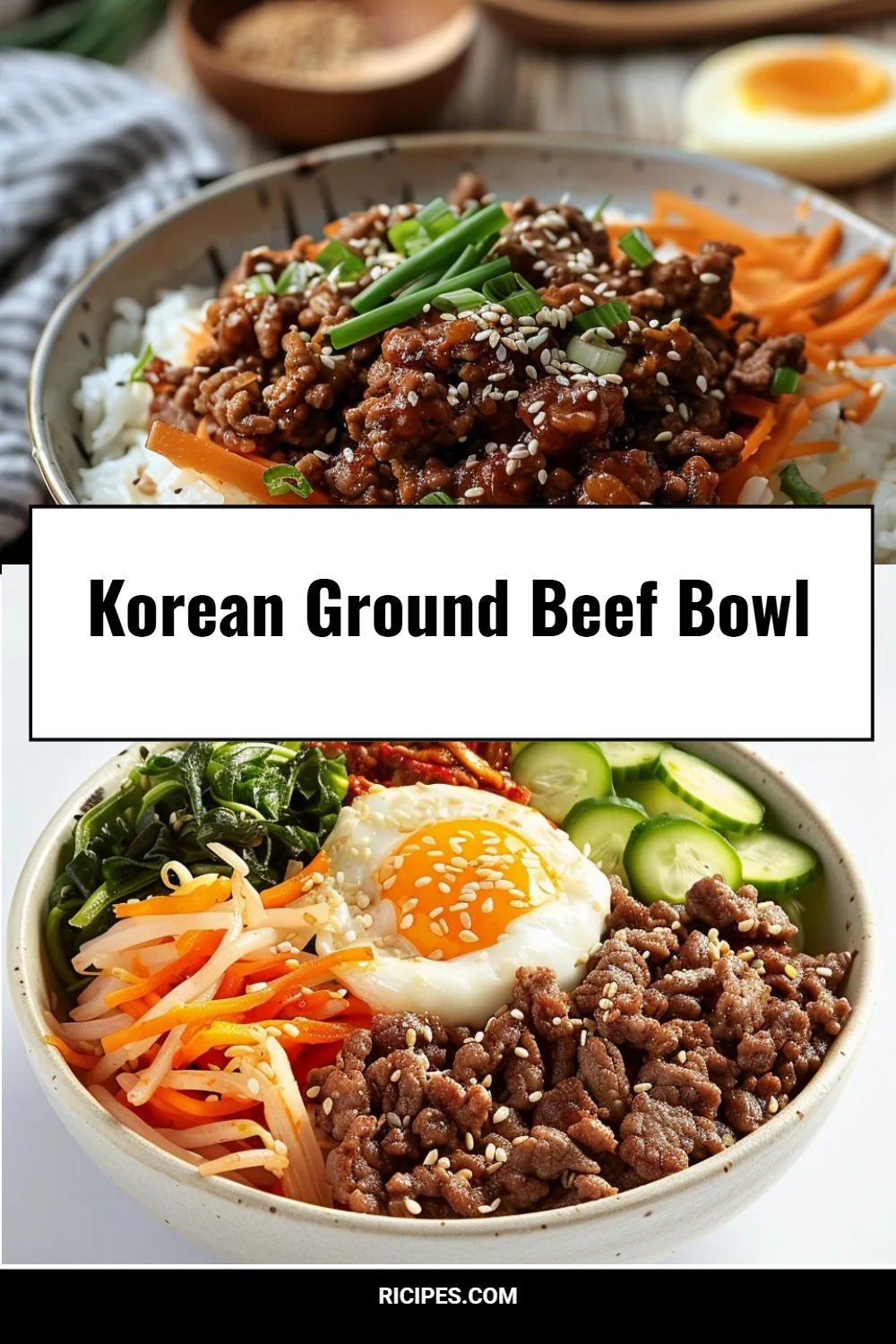 Korean Ground Beef Bowl