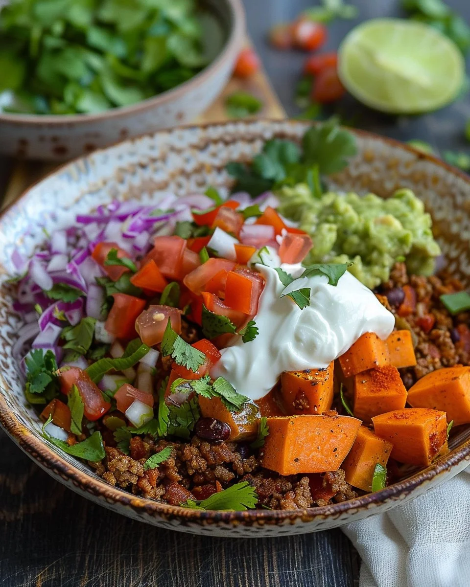 Sweet Potato Taco Bowl 2 Sweet Potato Taco Bowl