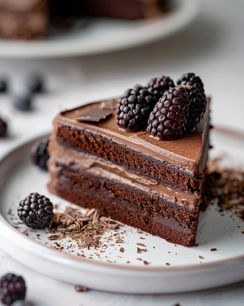 Triple Chocolate Mousse Cake 3 Triple Chocolate Mousse Cake