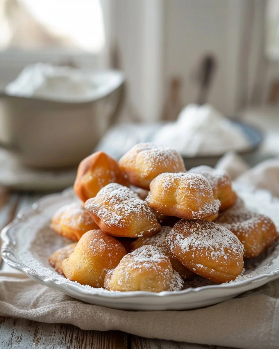 Vanilla French Beignets 3 Vanilla French Beignets