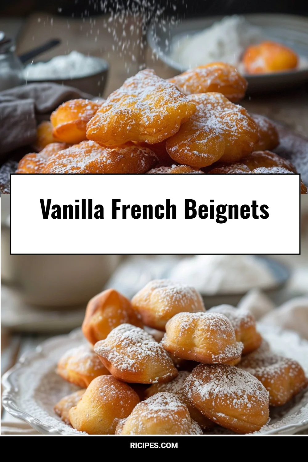 Vanilla French Beignets 4 Vanilla French Beignets