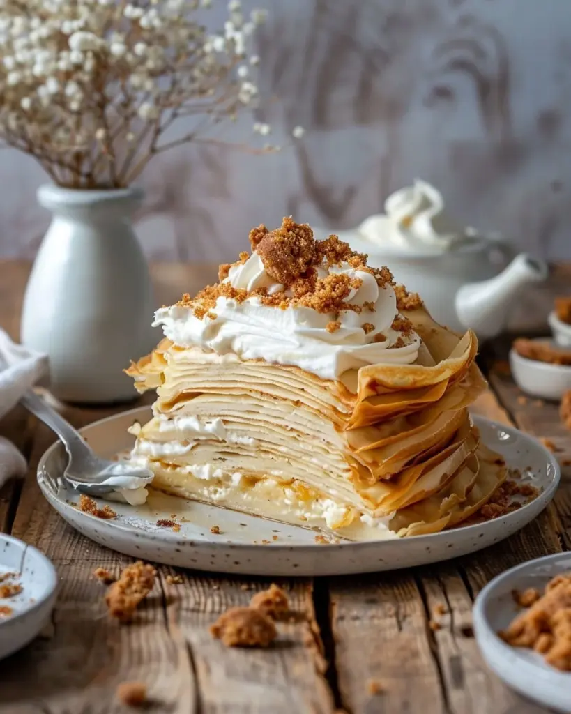 Vanilla & Speculoos Crêpe Cake 5 vanilla speculoos crepe cake 2026 01 27 191920 819x1024 1