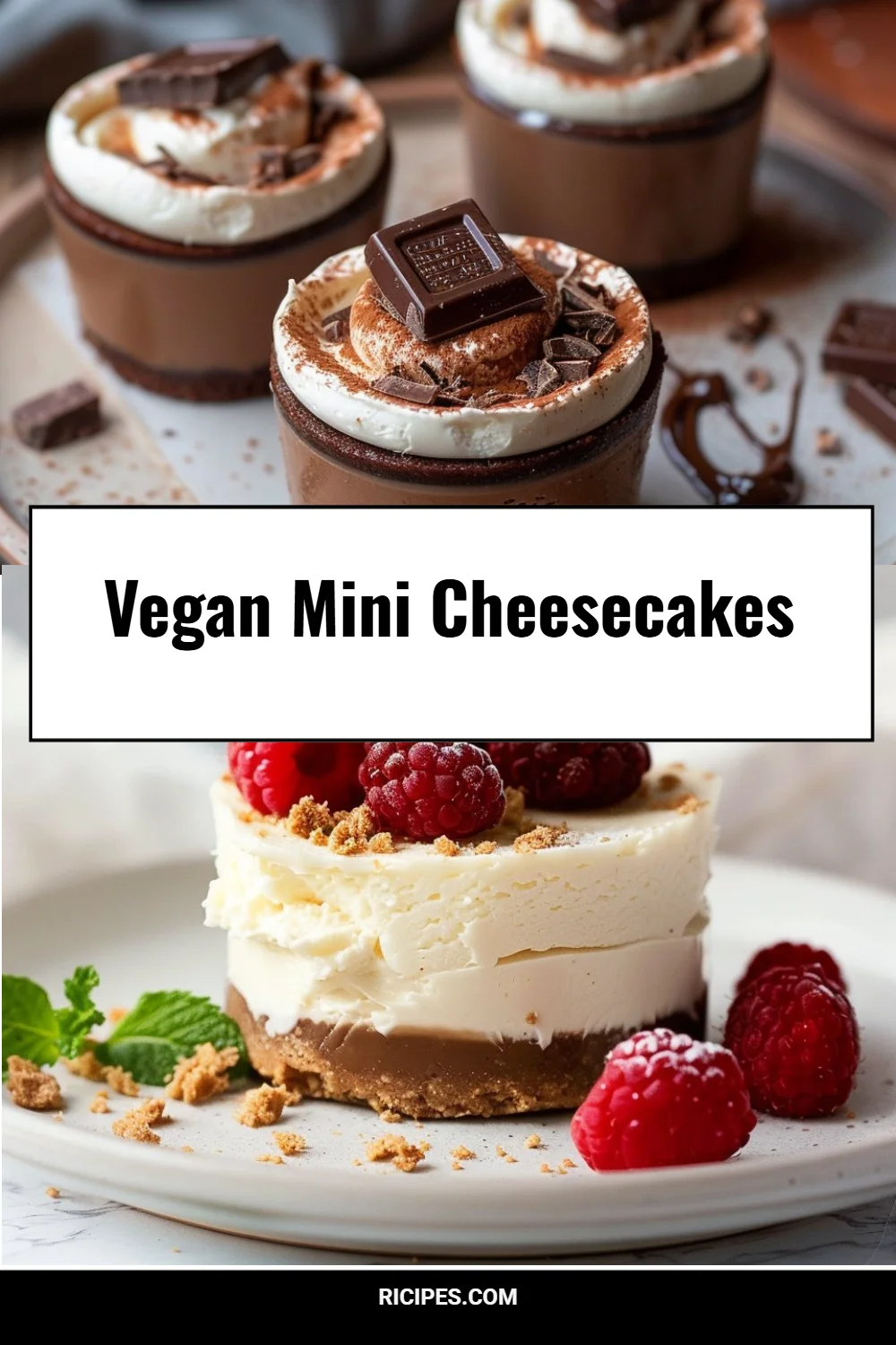Vegan Mini Cheesecakes