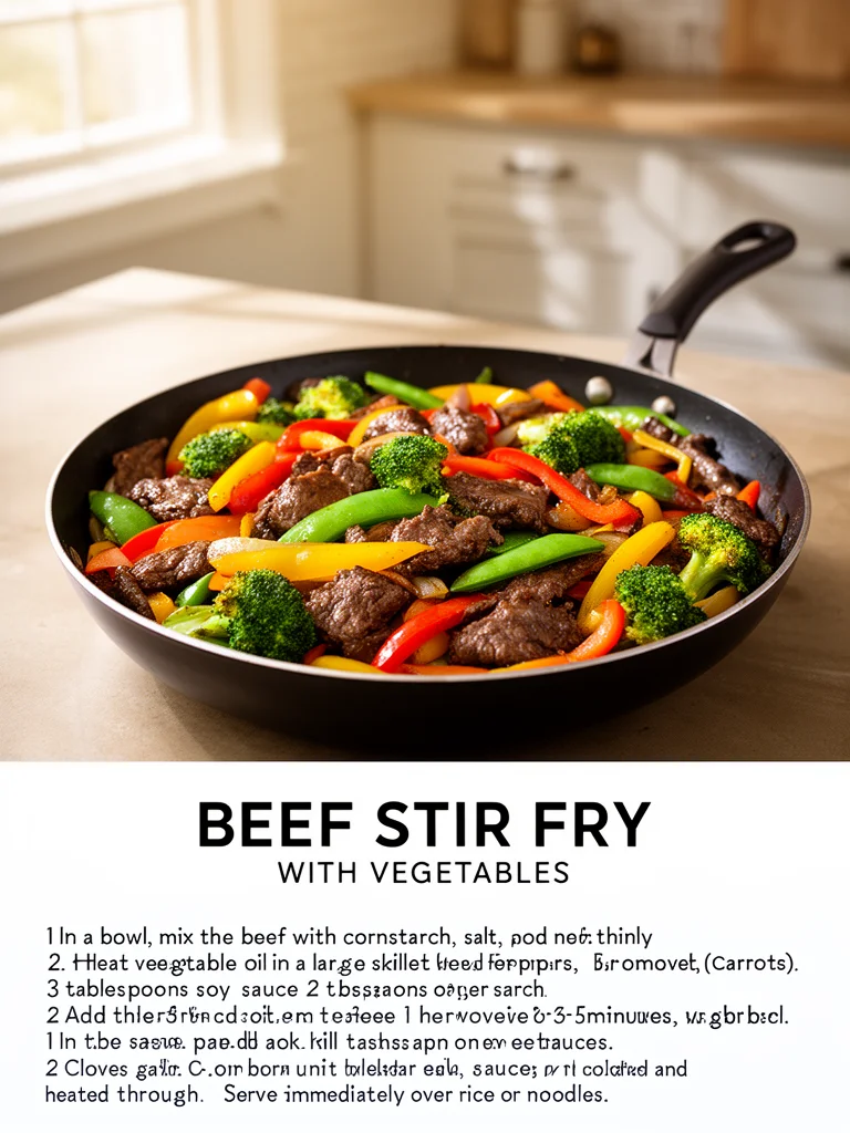 30-Minute Beef Stir Fry 3 30-Minute Beef Stir Fry