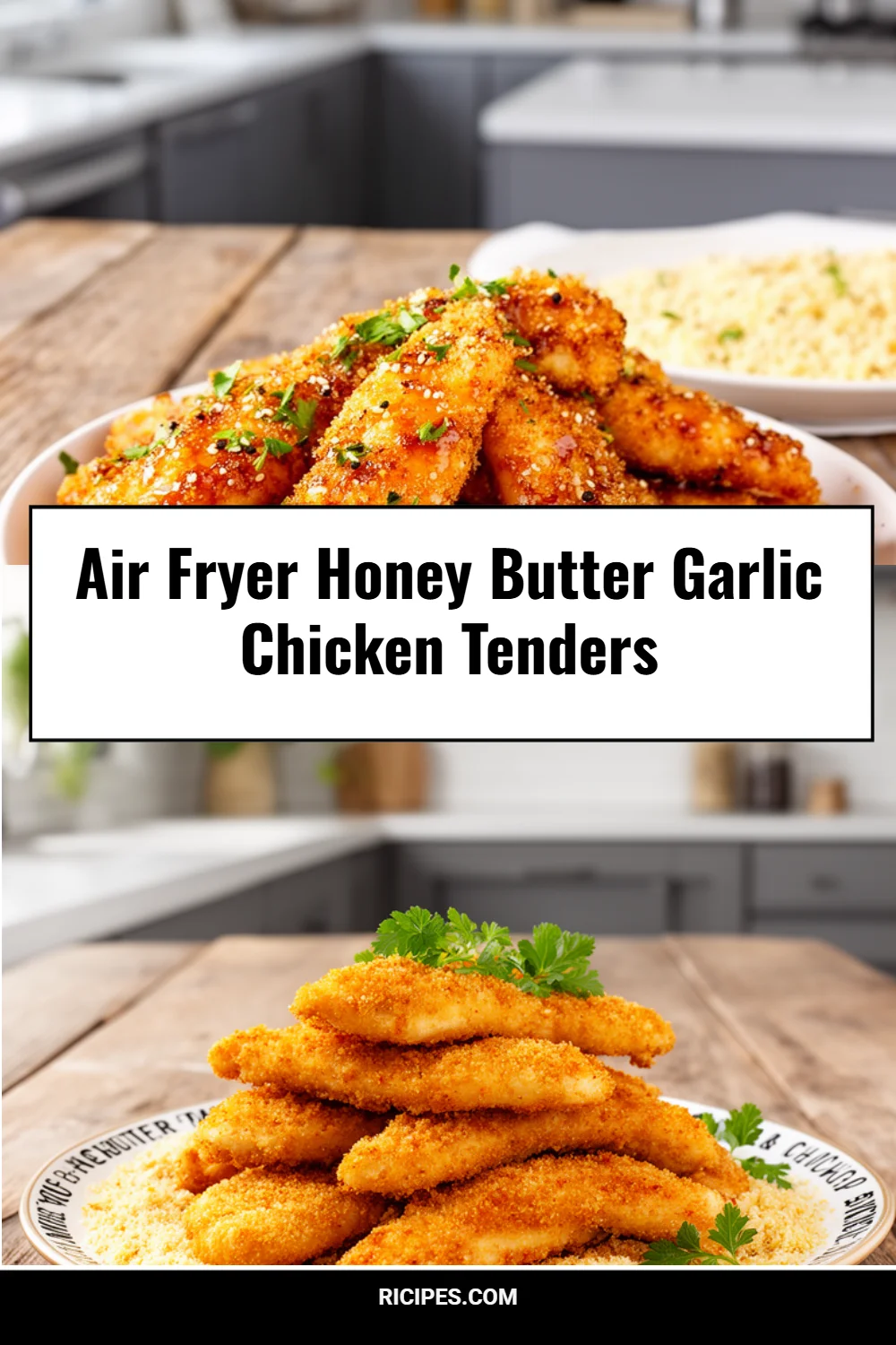 Air Fryer Honey Butter Garlic Chicken Tenders