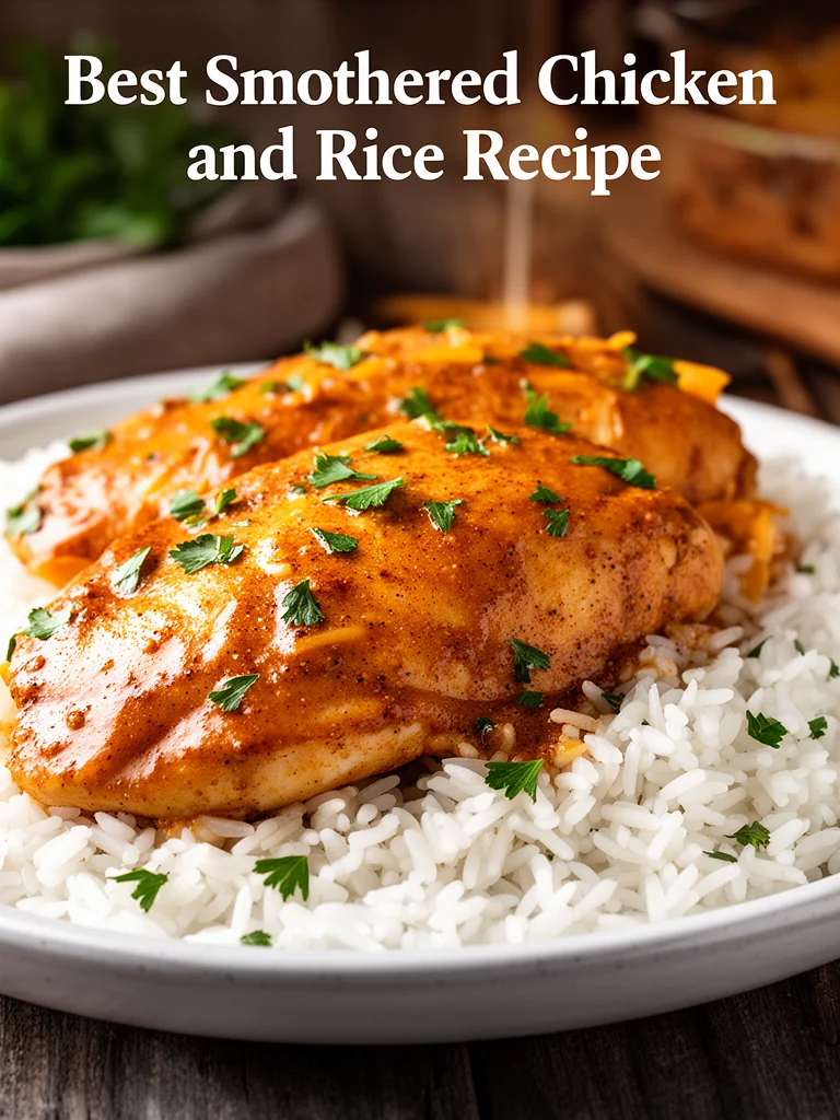 Best Smothered Chicken and Rice Recipe