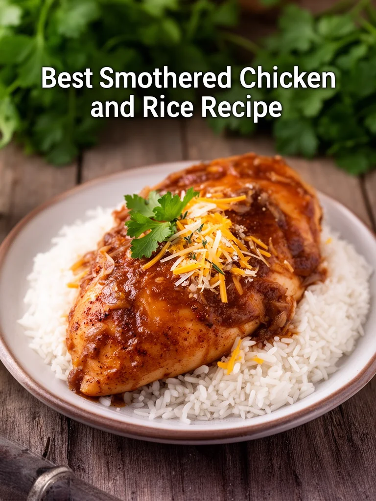 Best Smothered Chicken and Rice Recipe