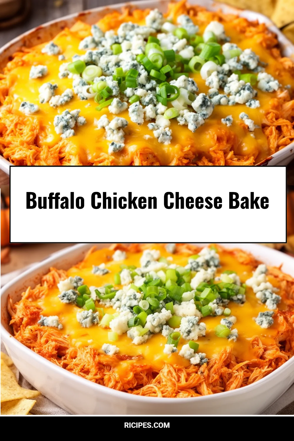 Buffalo Chicken Cheese Bake