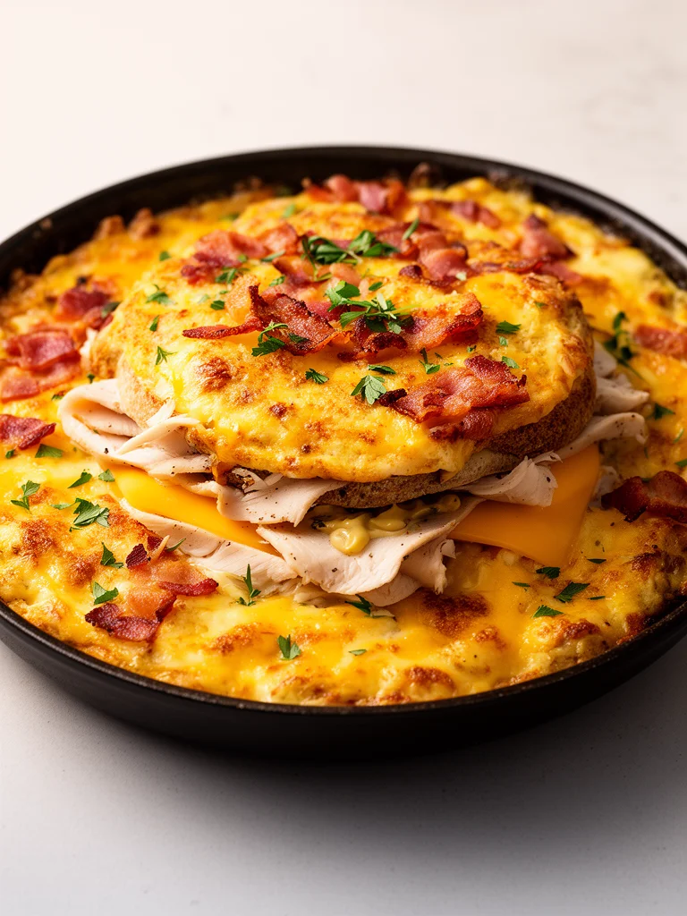 Cheddar and Bacon Turkey Melt on Sourdough 2 Cheddar and Bacon Turkey Melt on Sourdough