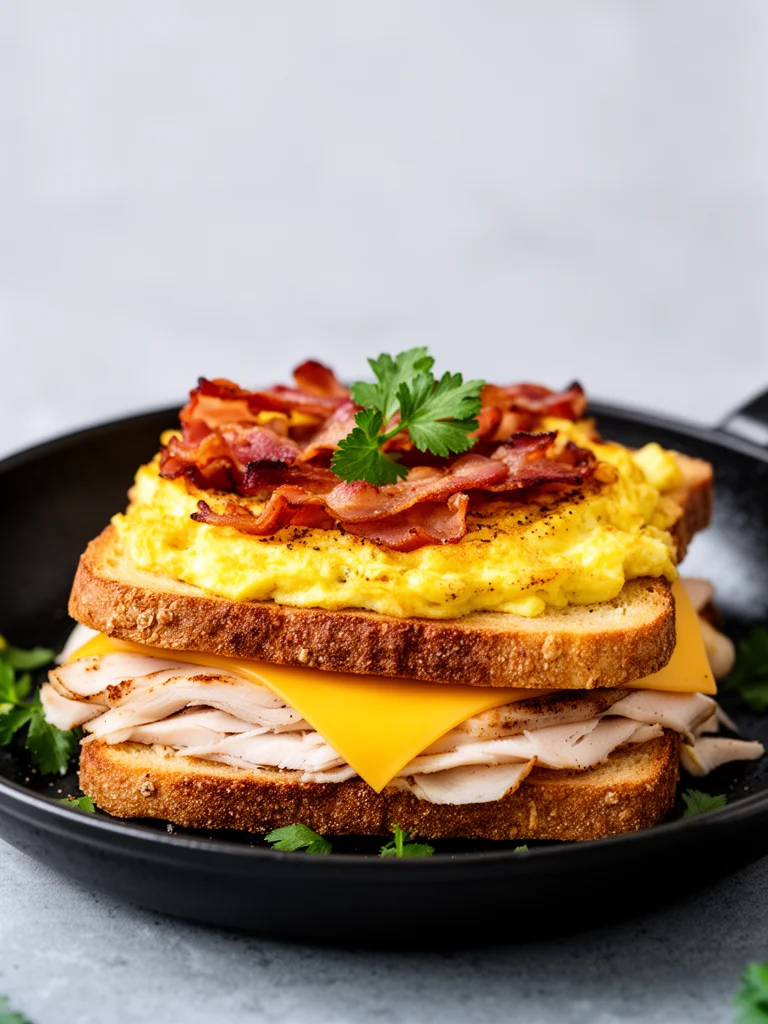 Cheddar and Bacon Turkey Melt on Sourdough 3 Cheddar and Bacon Turkey Melt on Sourdough