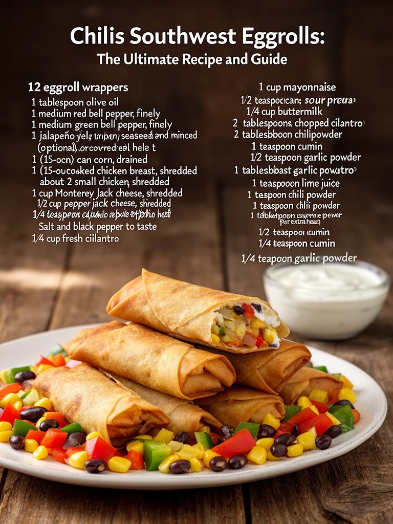 Chilis Southwest Eggrolls: The Ultimate Recipe and Guide