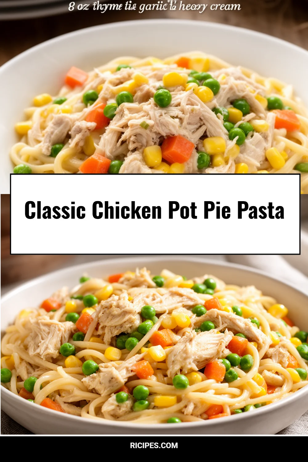 Classic Chicken Pot Pie Pasta 4 Classic Chicken Pot Pie Pasta