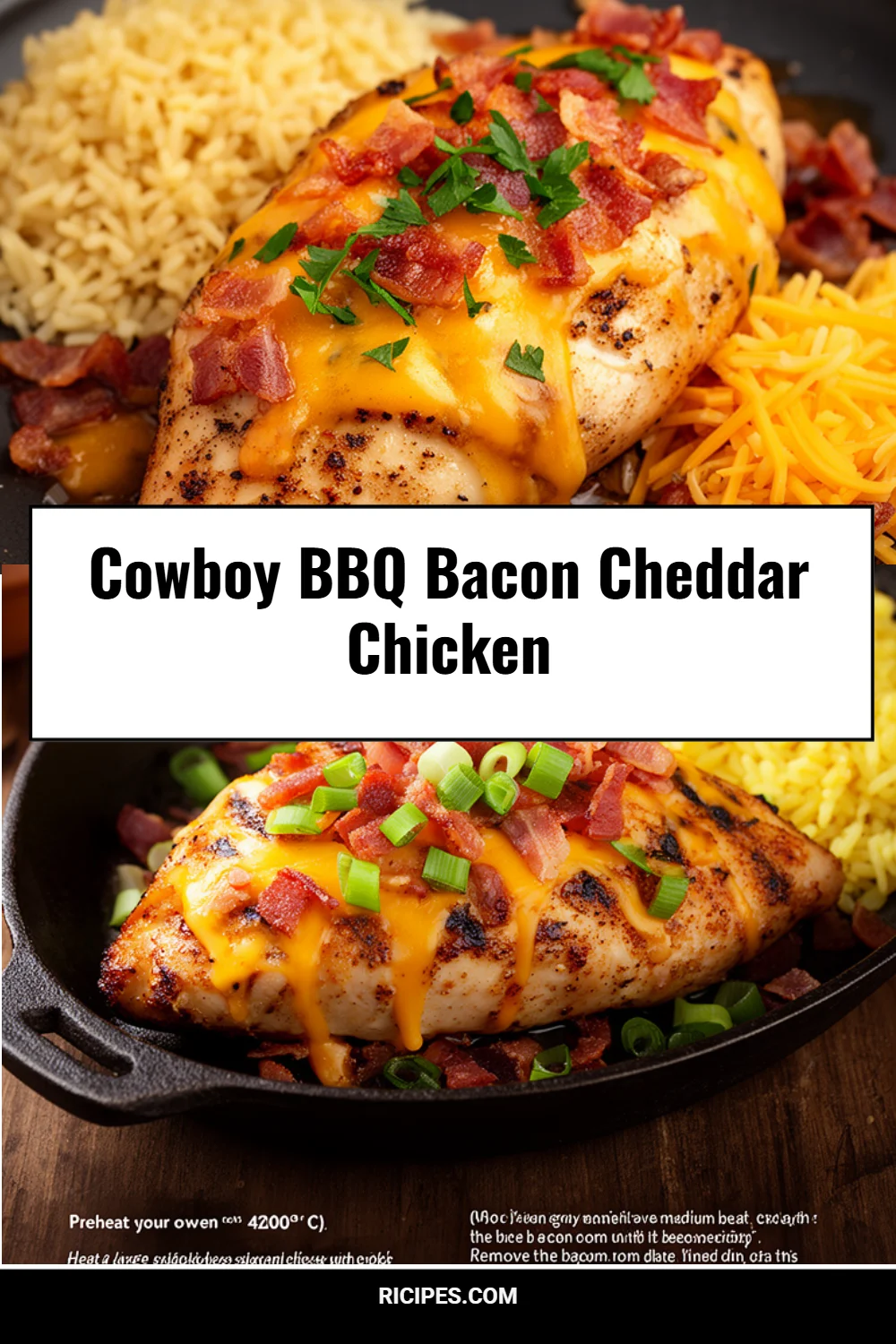 Cowboy BBQ Bacon Cheddar Chicken 4 Cowboy BBQ Bacon Cheddar Chicken