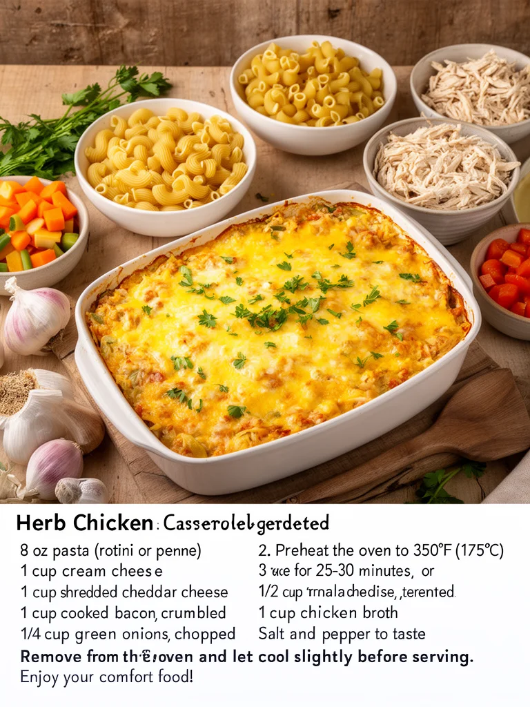 Delicious Crack Chicken Casserole in a baking dish with melted cheese