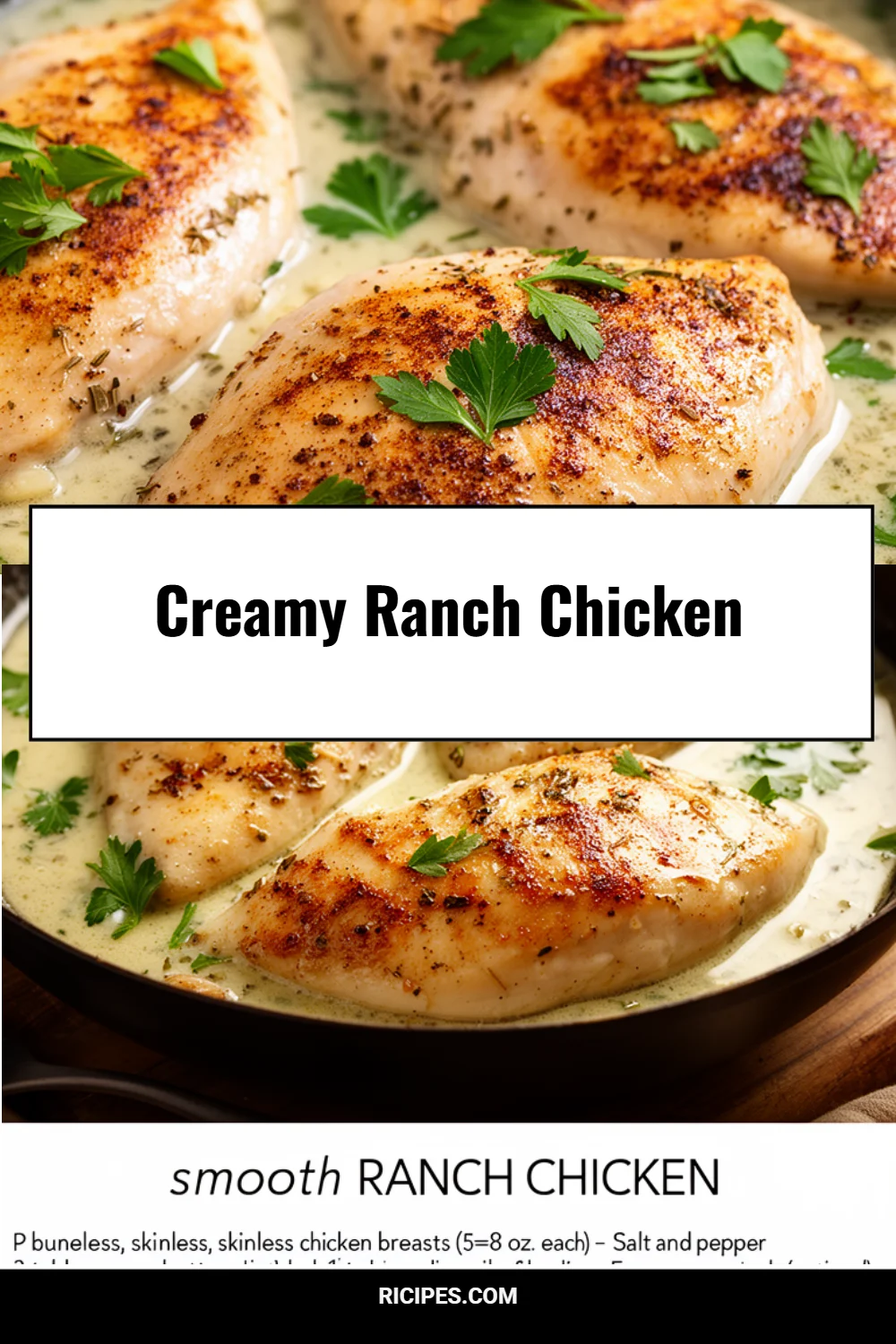 Creamy Ranch Chicken