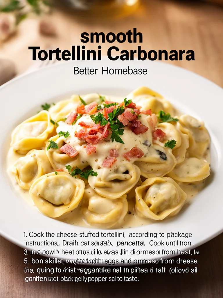 Creamy Tortellini Carbonara