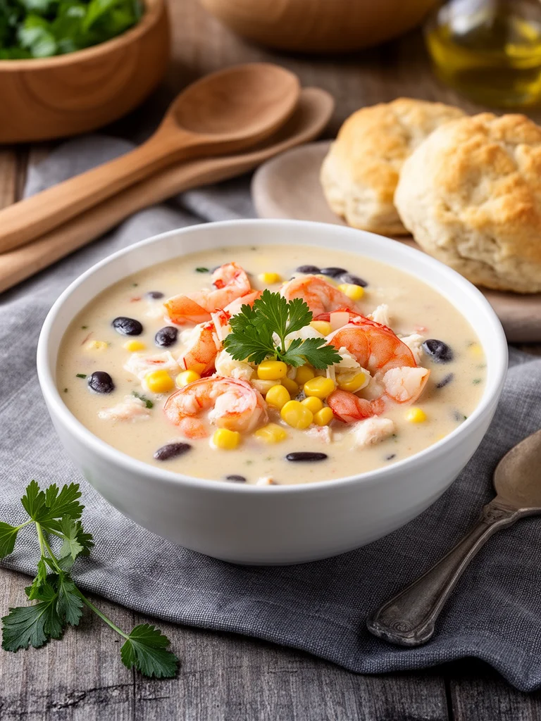 Easy Creamy Seafood and Shrimp Chili 3 Easy Creamy Seafood and Shrimp Chili