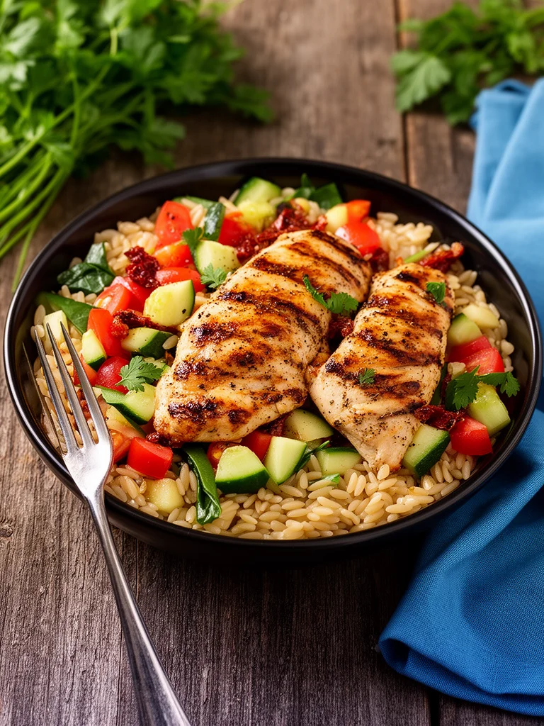 Flavorful Mediterranean Chicken Orzo Recipe For A Healthy Dinner