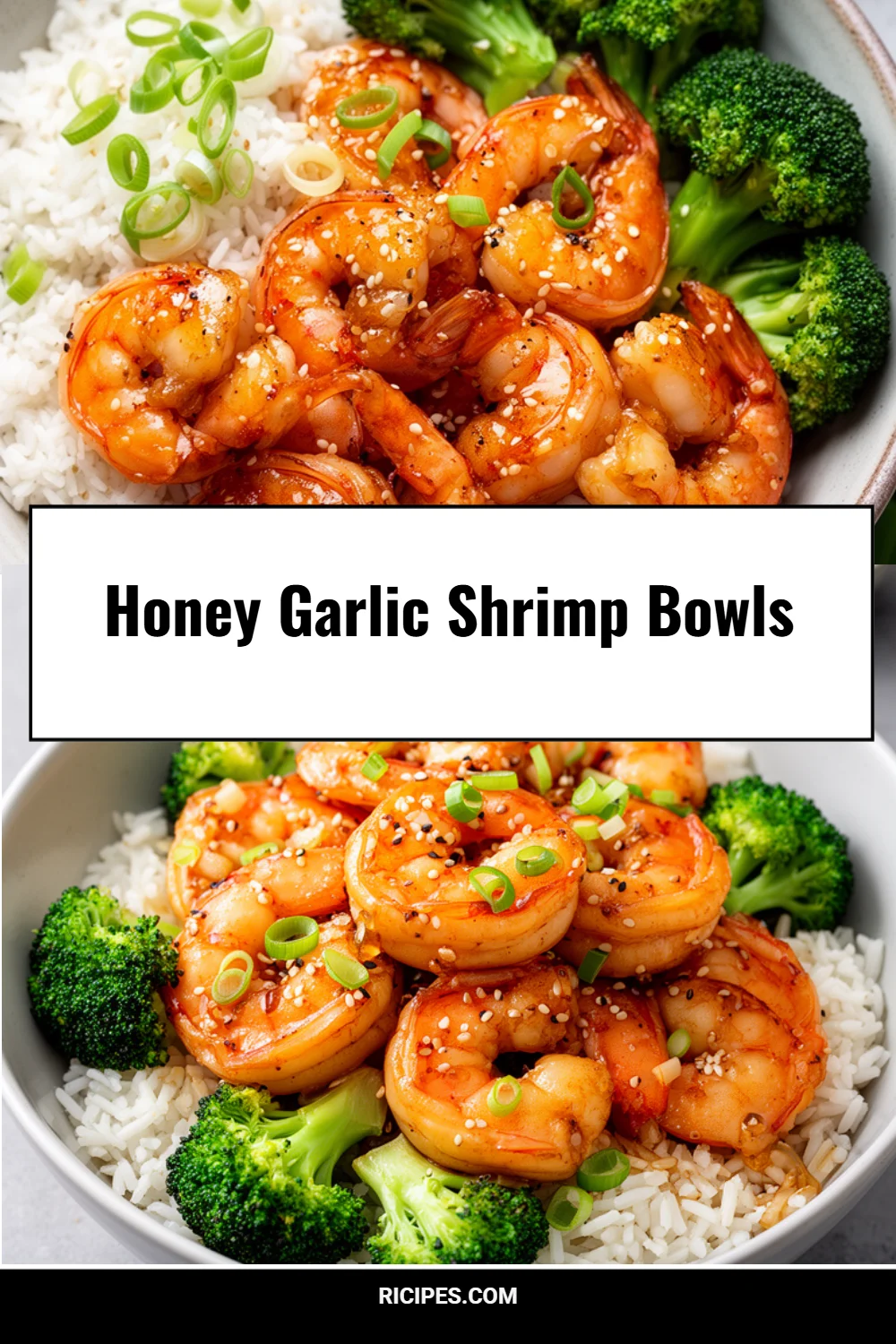 Honey Garlic Shrimp Bowls