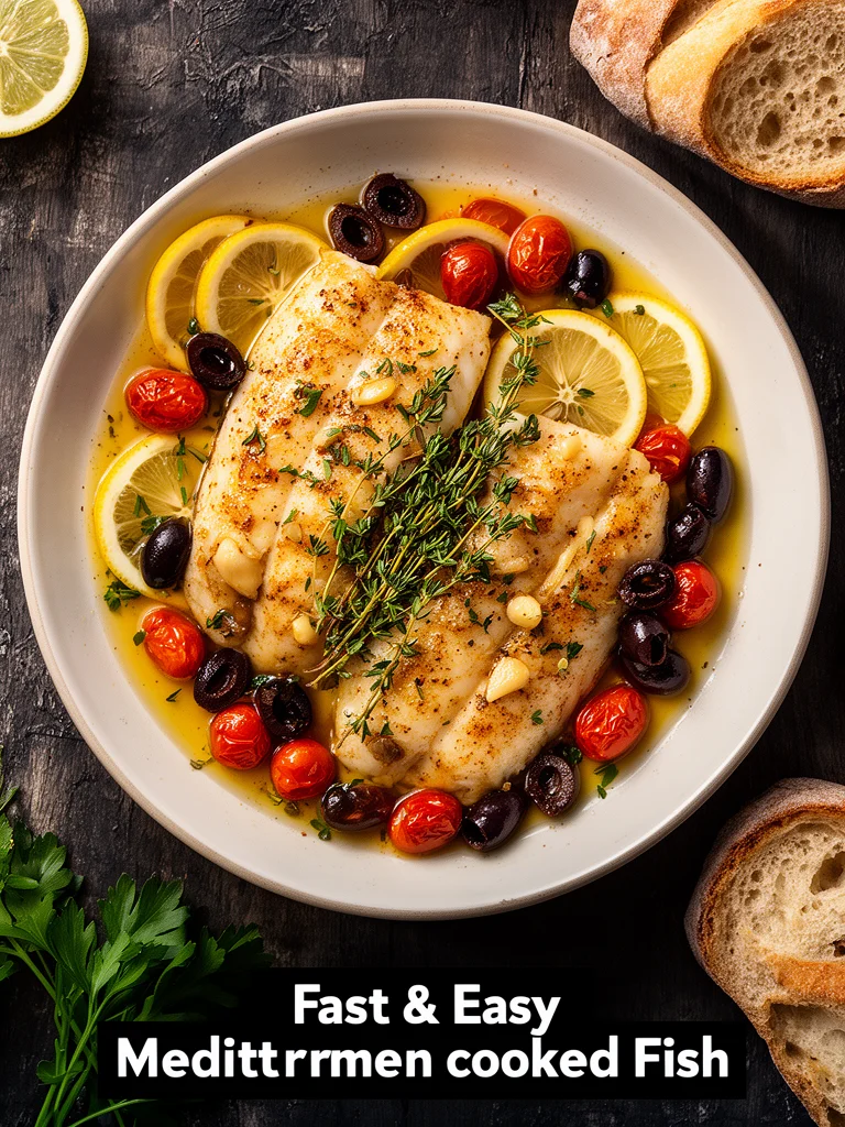 Mediterranean Baked Fish