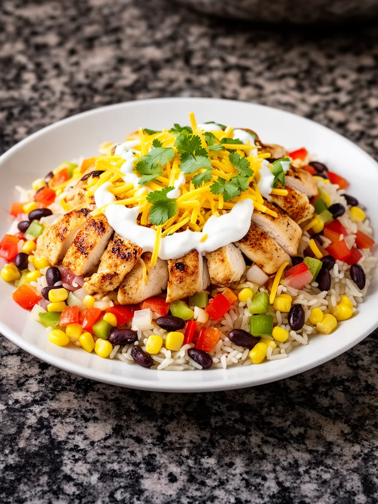 One-Pot Cheesy Southwest Chicken & Rice: Creamy Bliss!