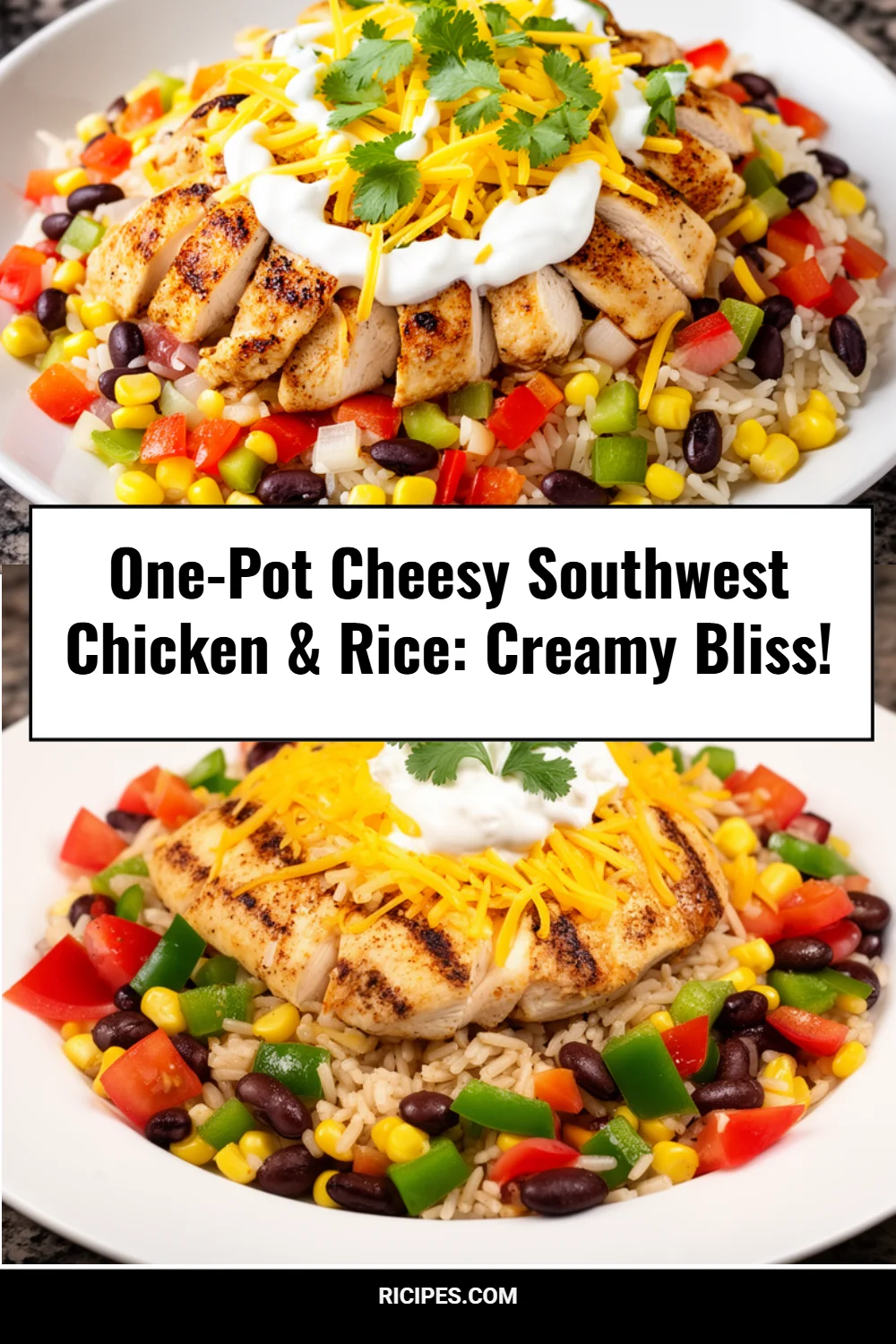 One-Pot Cheesy Southwest Chicken & Rice: Creamy Bliss!
