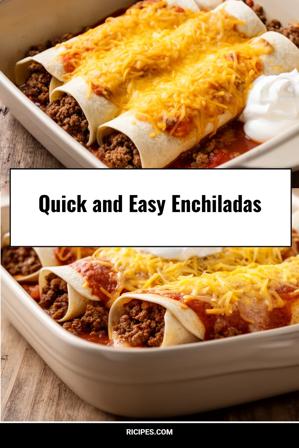 Quick and Easy Enchiladas