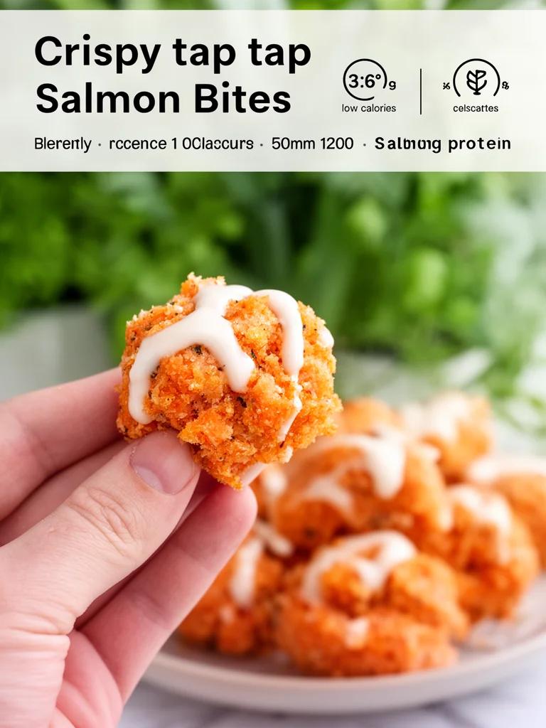 Healthy salmon protein bites for nutritious snacking