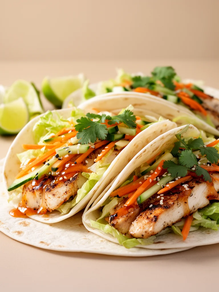 Sweet Chili Chicken Wraps